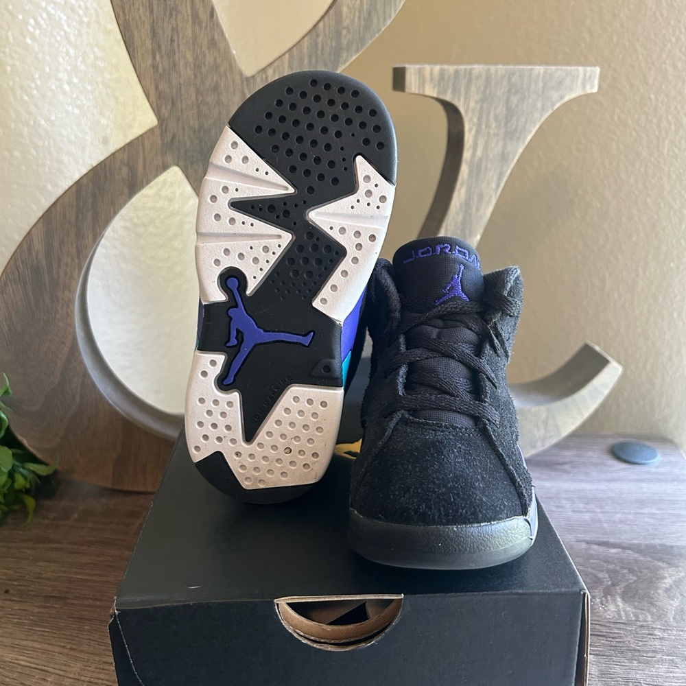 Jordan 6 concord/aqua retro (TD) Sz 8C toddler